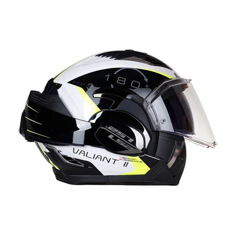 LS2 FF900 VALIANT II Codex Gloss White Black Helmet– Moto Central