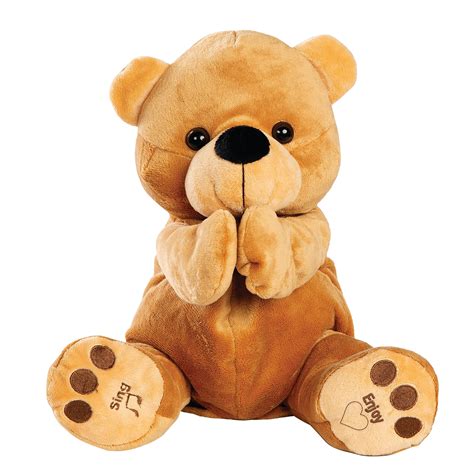 Bundaloo Plush Clapping Bear Animated Singing Play Along Stuffed Animal ...