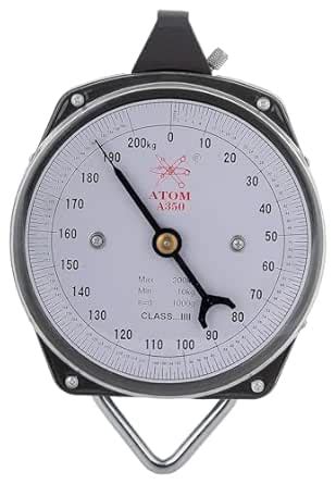 ATOM A350 Analog Metal Hanging Hook Luggage Portable Scale For ...