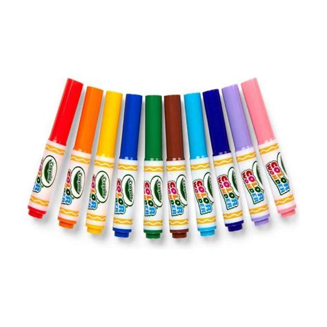 Crayola Color Wonder Mess Free Mini Markers, Classic Colors, 10 Count ...