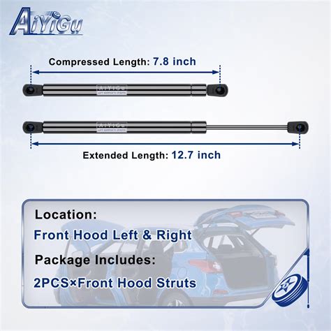 Grilles For Nissan Armada Pair Of Front Hood Lift Support Struts For ...