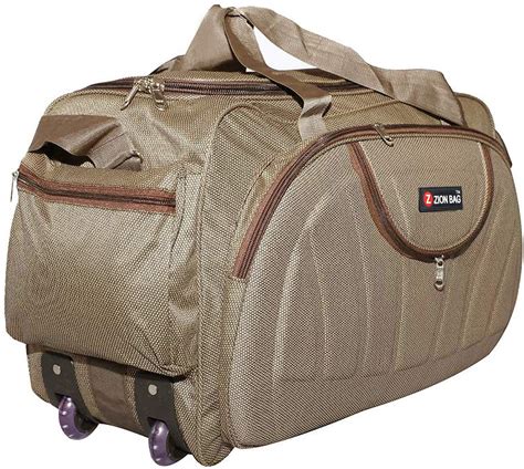 Zion Bag Polyester 22 Cms Duffle Bag(ZB60_ BROWN) : Amazon.in: Fashion