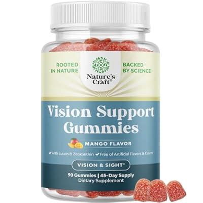 NaturesCraft Potent Eye Vitamin Gummies with Zeaxanthin and India | Ubuy