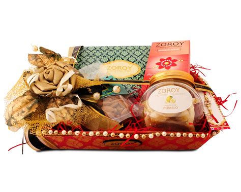 ZOROY Luxury Chocolate Rakhi Hamper for Brother Sister | Rakhi set with ...