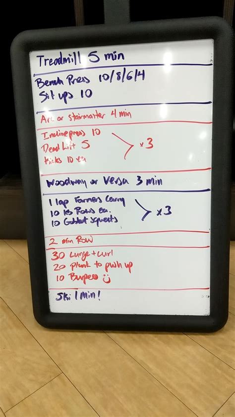 Image result for Workout Progression Board