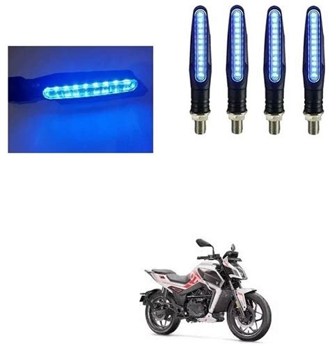 QUIRKY ZONE Front, Rear LED Indicator Light for Bajaj, Hero, Honda, TVS ...