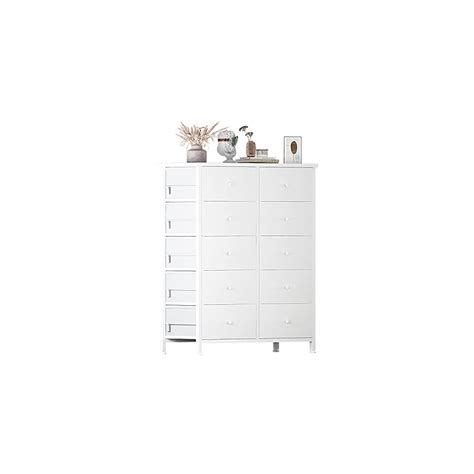 Buy BOLUO Tall White Dresser for Bedroom 10 Drawer Dressers & Chests of ...