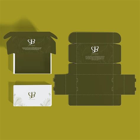 Realistic set of empty gift boxes | Premium PSD