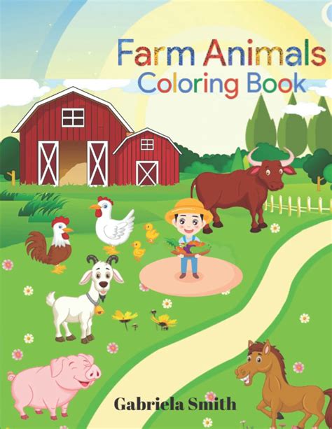 Buy Farm Animals Coloring Book: Farm Animals Coloring Books for Kids ...