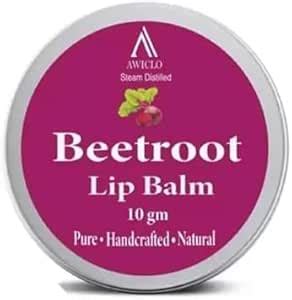 Buy Awiclo Beetroot Organic Lip Balm with Shea Butter, Cocoa Butter ...