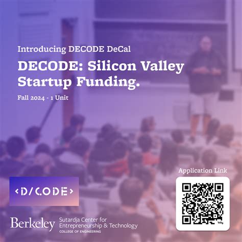 Decode: Startup Success - UC Berkeley Sutardja Center