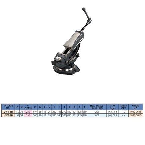 Buy Vertex 2 Way Angle Milling Vise VWT-B Online - Technocart