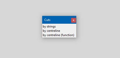 Image result for cut Options