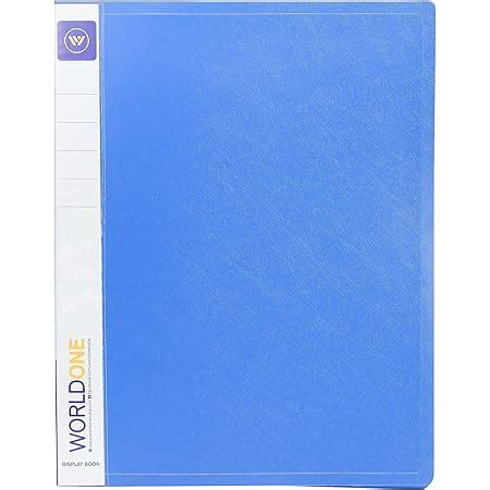 WORLDONE Display Book File Folder with 100 Pockets with Folder Case ...