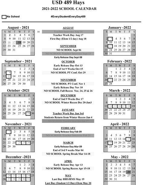 Hays USD 489 approves 2021-22 school calendar