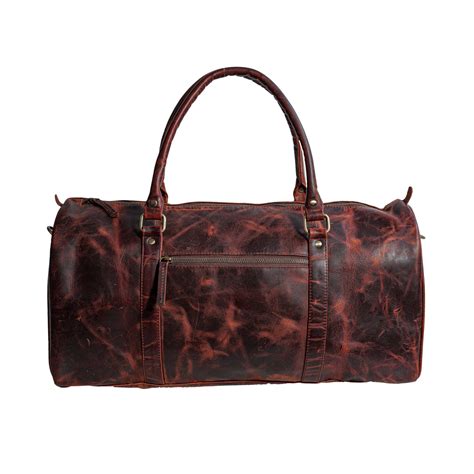 Bon Voyage Carry-On Duffel Bag | Leather Travel Bag | MaheTri