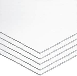 Generic Foam Board, White, 22" x 28", 5 Sheets - Foam Board, White, 22 ...