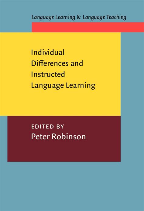 Buy Individual Differences and Instructed Language Learning (Language ...