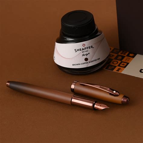 Buy Sheaffer 9374 Coffee Edition Fountain Pen with Coffee Ink | Makoba