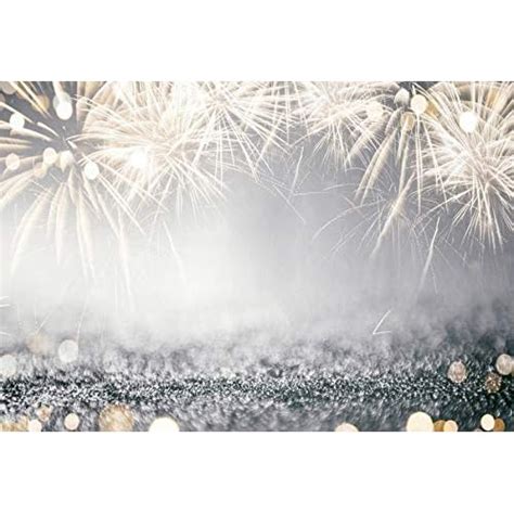 Buy Laeacco 7x5ft Fireworks Sequins Backdrop Silvery Sequins Halos ...