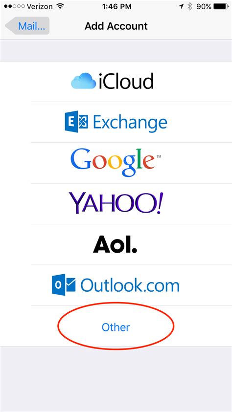 Email Setup iOS 的图像结果