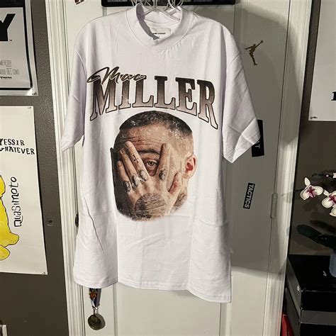 super nice brand new mac miller shirt! size large... - Depop