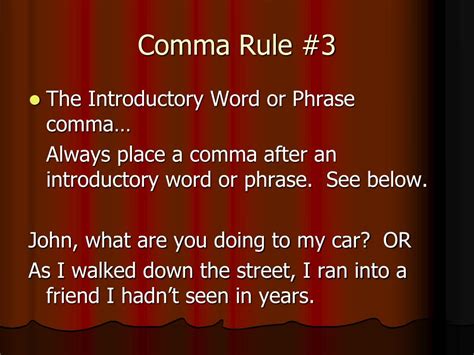Image result for 3 Basic Comma Rules