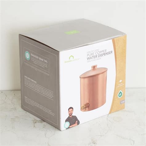 Buy Healthy Living Copper Water Decanter with Lid - 4L from Home Centre ...