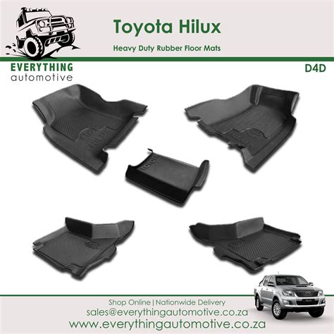 Rubber Floor Mats For Toyota Hilux at Mitchell Trigg blog