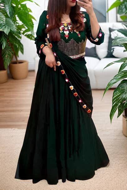 Buy Crop Top Lehenga with Up to 80% OFF