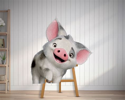 Moana Theme Pua the Pig Cutout Customized Party Supplies India Online