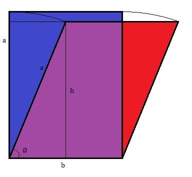 If base and perimeter of a parallelogram and a rectangle are equal then ...