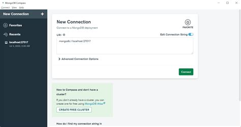 Image result for MongoDB Compass UI