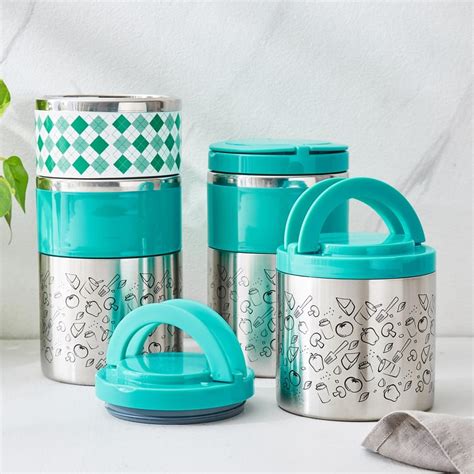 Buy Korobka Arezzo Stainless Steel Lunch Box - 630ml from Home Centre ...