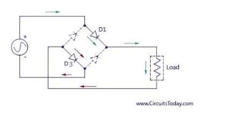 draw the circuit diagram of full wave rectifier and explain its working ...