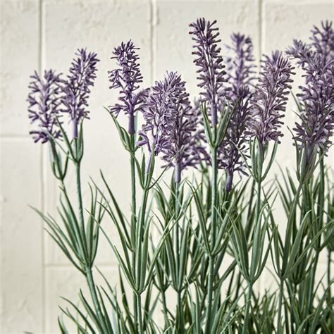 Buy Gloria Floral Artificial Lavender Plant in Pot from Home Centre at ...