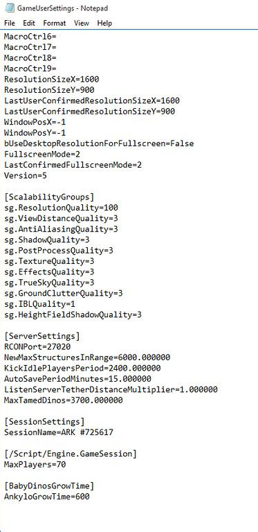 Image result for How to Edit GameUserSettings.ini