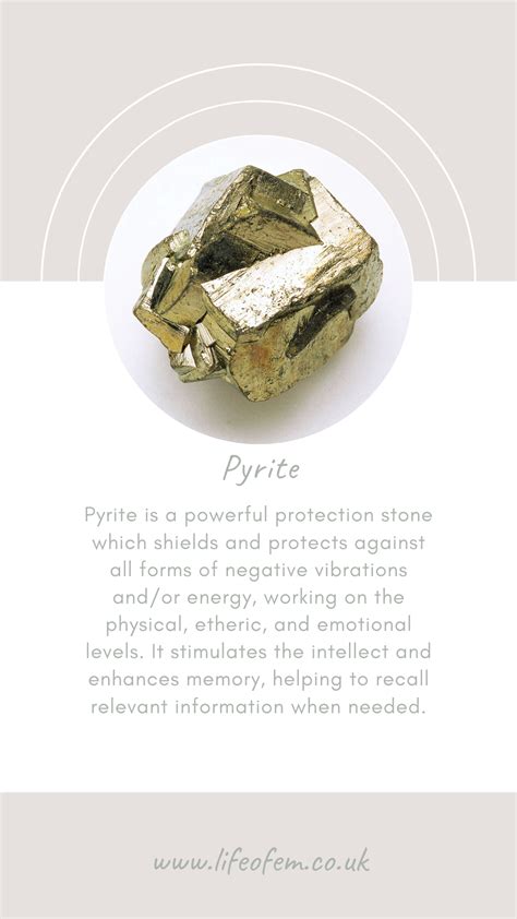 Pyrite - Crystal Meaning | Crystals healing properties, Crystal healing ...