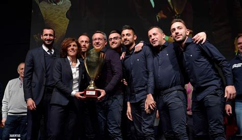 Giorgio Chiellini and Rita Guarino at 'Trofeo Agnelli' awards ceremony ...