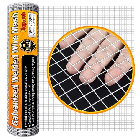 40cm x 100cm (15.7’’x 39.3‘’) Hardware Cloth 1/2 Inch Square Galvanized ...