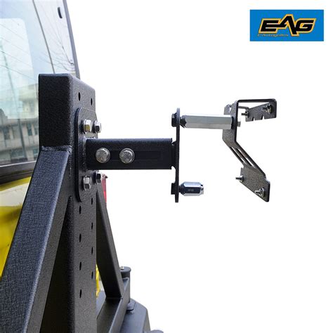 EAG Rear Spare Tire License Plate Relocation Bracket Fit for 2007-2018 ...