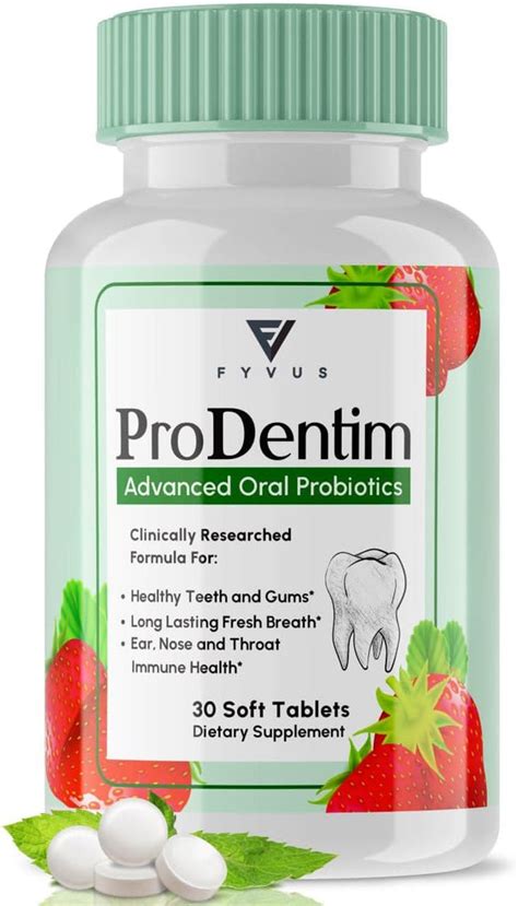 Prodentim Chewable Tablets for Gums and Teeth Oral Probiotics Mouth Ba ...