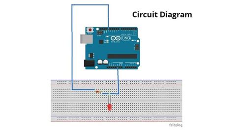 LED Blinking Using Arduino Uno 的图像结果
