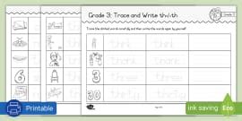 Grade 3 Phonics Trace and Write Rhyming Words (teacher made)