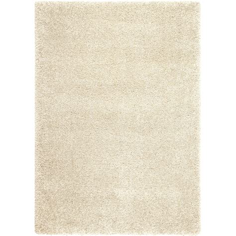 Balta Opening Night 5 X 7 (ft) Polish Cream Indoor Solid Area Rug at ...