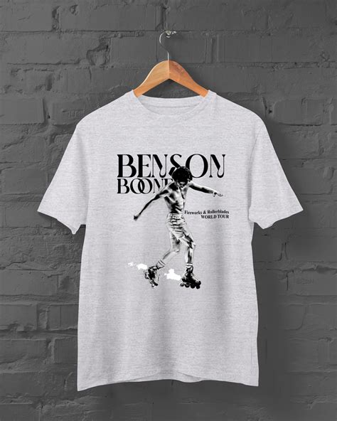 Vintage Benson Boone Fireworks And Rollerblades World Tour 2024 Shirt ...