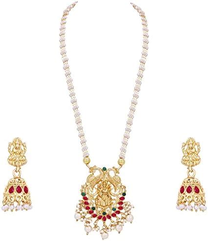 Sukkhi Ethnic Gold Plated Goddess Temple Necklace Set for Women ...