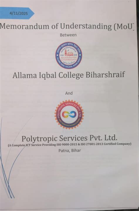 Internship Junction | MoU with reputed Patliputra University’s Colleges