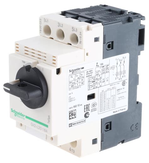 Schneider Electric GV2L20 TeSys MAGNETIC CIRCUIT BREAKER : Amazon.in ...