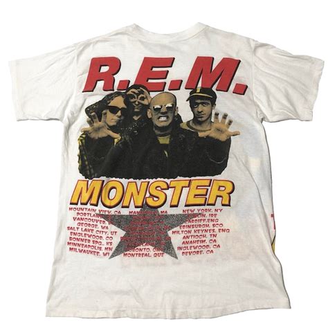90s R.E.M. 『1995 MONSTER TOUR』 Tシャツ【XL】REM アールイーエム モンスター | BACK IN THE ...